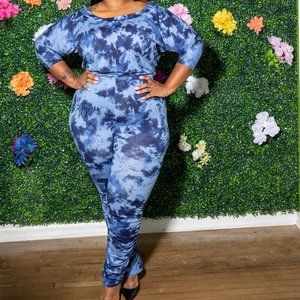 Kiwi's Boutique Finley's Jumpsuit (Blue)